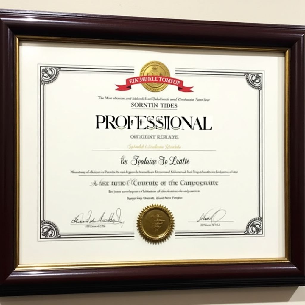 Certification d'excellence professionnelle