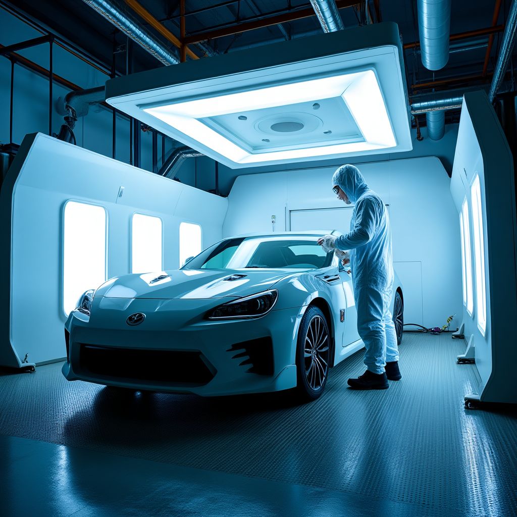 Cabine de peinture high-tech