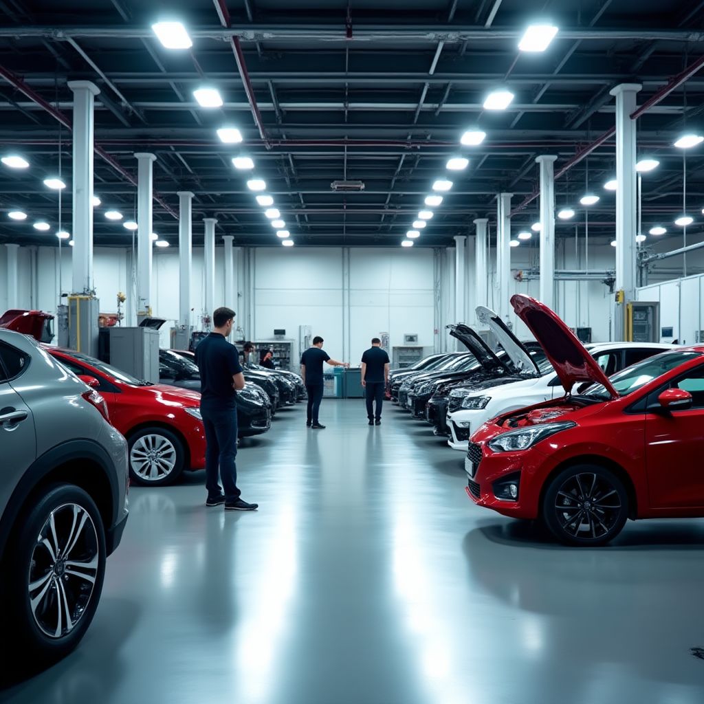 Atelier de carrosserie moderne Corrigiolasvit