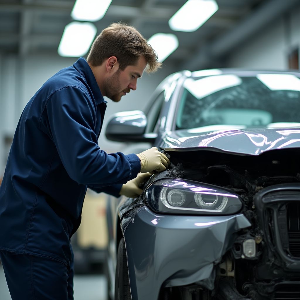 Réparation après collision