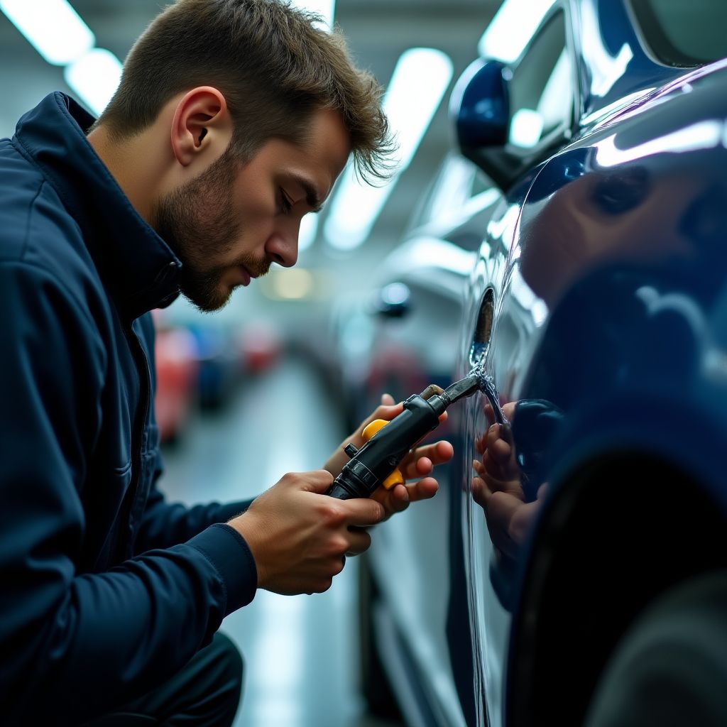 Réparation de bosses sans peinture
